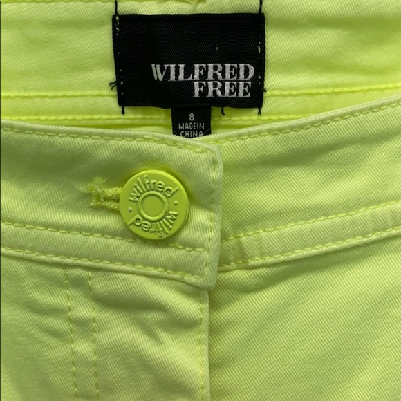 ARITZIA WILFRED FREE Neon High Rise Skinny Jeans - Picture 6 of 6